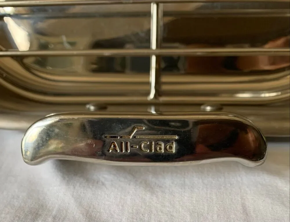 All-Clad Stainless Steel 14” x 12” Roasting Oven Pan with Rack